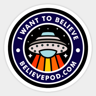 I want to believe! Sticker